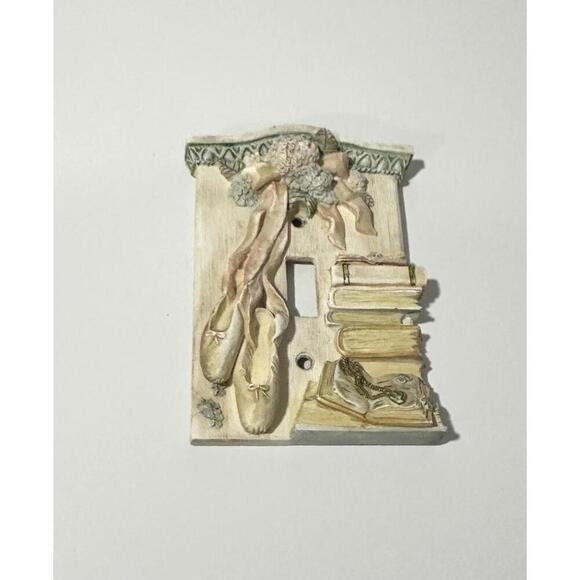 FIGI Ballet Light Switch 3D Plate Slippers Books Hand Painted 1997 Dance - Picture 2 of 3